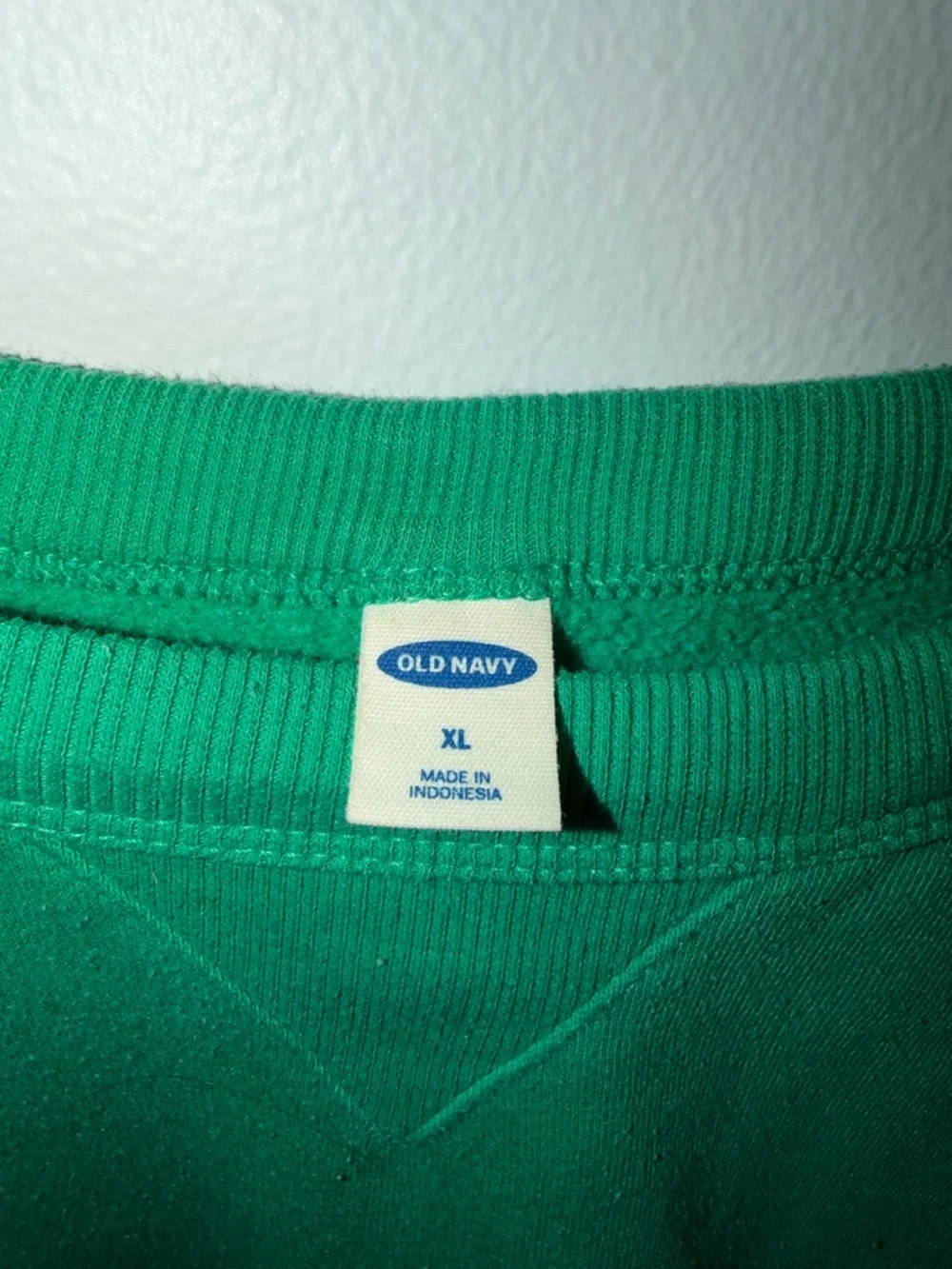 Green Crewneck Women's Sweater - Picture 3 of 3